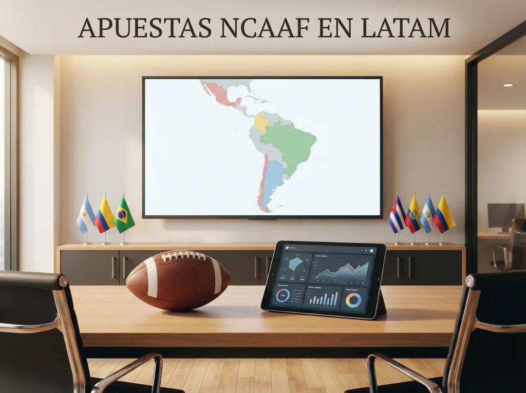 Regulación de apuestas de fútbol americano universitario en Latinoamérica