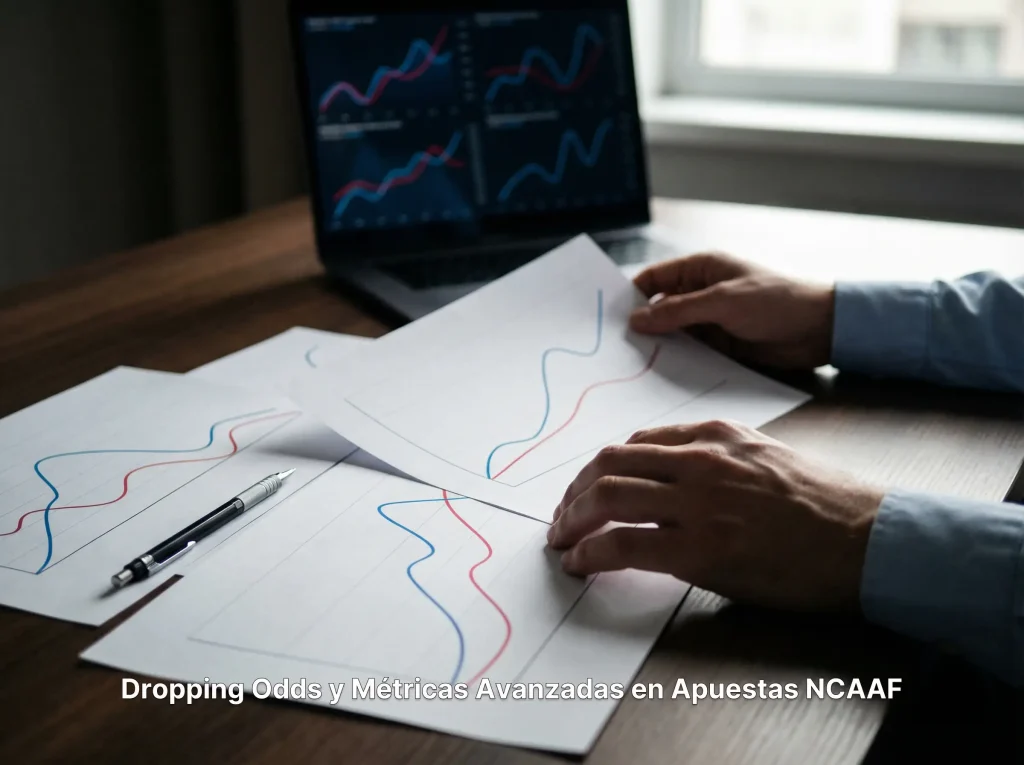 CLV dropping odds y métricas avanzadas en apuestas NCAAF