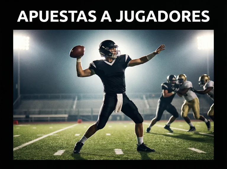 Quarterback universitario lanzando pase durante partido de fútbol americano