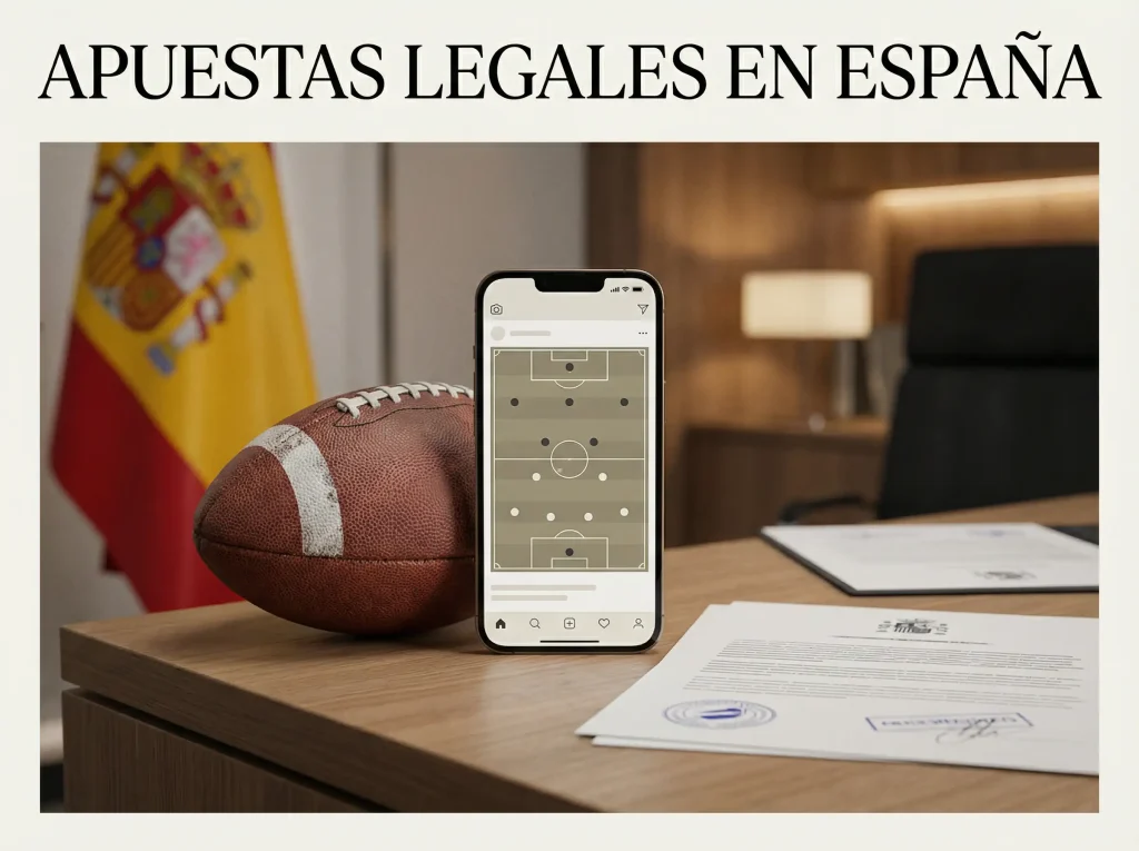 Regulación de apuestas deportivas NCAAF en España con licencia DGOJ
